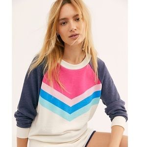 Wildfox Fiona Passion Chevron Sweatshirt